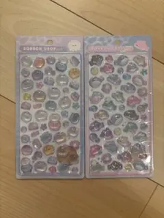 【正規品】ボンボンドロップシール 水族館 クラゲ イルカ 2種セット