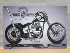 CHOPPER BIKE ブリキ看板 OK2626