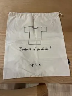 agnes b. Tシャツ用 ショップ袋 巾着のサムネイル