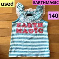 used EARTHMAGIC アースマジック レース　ノースリーブ　140のサムネイル