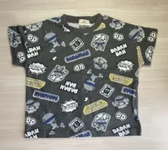 アンパンマン バイキンマン　ダダンダン 総柄 半袖Tシャツ