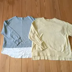 LL　トレーナー裏毛　2点セット