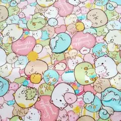 すみっコぐらし　ぬいぐるみ　ピンク　ぎっしり　いっぱい　生地　KOKKA　コッカ