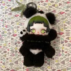 スカルパンダ Lazy Panda ぬいぐるみペンダント ポップマート正規品