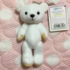 くまめいと　わたあめ　白　ホワイト　ベージュ　ぬいぐるみ　マスコット