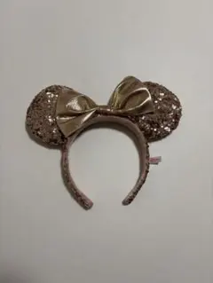 ディズニー ミニーマウス カチューシャ スパンコール ピンクのサムネイル