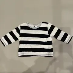 プチバトー　ボーダー長袖Tシャツ 12M 74cm