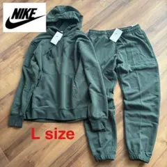 NIKE 上下セットアップ【Ｌサイズ】緑 グリーン パーカー スウェット パンツ