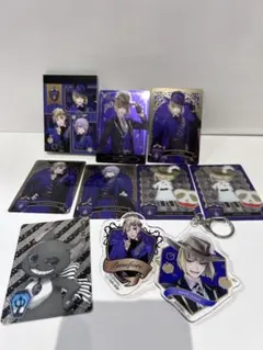 ツイステ　ルーク・ハント アクリルキーホルダー、バッジ、カード、メモ帳のセット