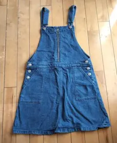 デニムオーバーオール ジャンパースカート160cm