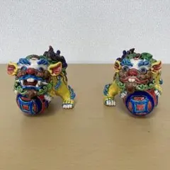 青磁　獅子　置物 真葛窯 三代 宮川香山(作) 青磁釉 獅子置物 共箱 | 古美術ささき