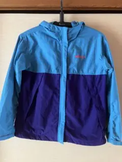 adidas フード付きマウンテンパーカー 青紫