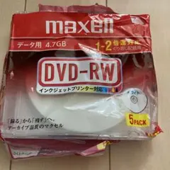 新品同様　DVD-RW5枚パックのサムネイル
