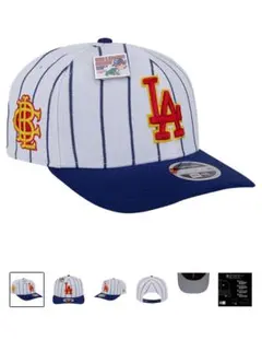 ドジャース　ニューエラ　キャップ　ストライプ　大谷翔平　9SEVENTY MLB