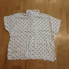 ドット 半袖シャツ