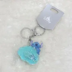 【新品未使用】スティッチ　ウォーターインキーチェーン　ディズニーストア