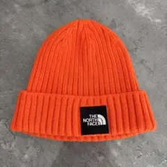 THE NORTH FACE オレンジ ニット帽 フリーサイズ