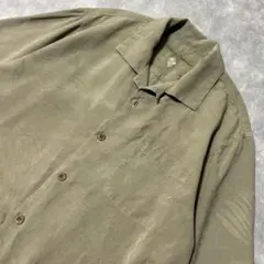 90s Tommy Bahama シルク100% 開襟 アロハシャツ ブラウンのサムネイル