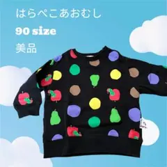美品✨はらぺこあおむし SHOO-LA-RUEトレーナー 90cm 黒カラフル