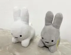 【非売品】ミッフィー ブルーナアニマル ぬいぐるみマスコット うさぎ 2体セット