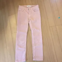 SASSON コーデュロイ スキニーパンツ ピンクのサムネイル