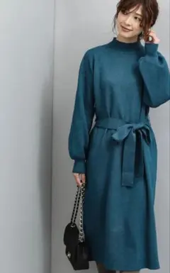 ベルト ロングワンピース