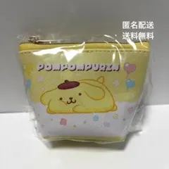 ポムポムプリン 小型ポーチ イエロー