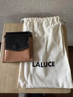 LALUCE クリップウォレット 黒