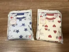 ⭐︎新品未使用⭐︎ユニクロ 長袖パジャマ 星とハート 2点セット