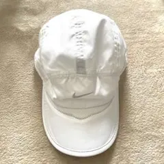 NIKE DRI-FIT ランニングキャップ ナイキ 通気性 白 ホワイト