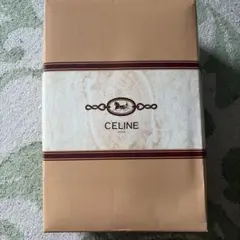 【未使用・箱付】CELINE セリーヌ 純毛毛布ウール100%東京西川 馬車刺繍