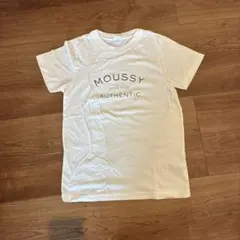 MOUSSY ロゴプリント 半袖Tシャツ ホワイトのサムネイル