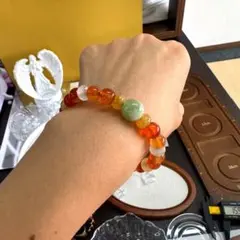 天然石 ヒーラークォーツ 水晶 パワーストーン ブレスレット 8.3mm