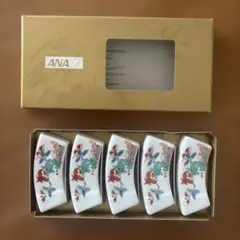 ANA 箸置き 5個セット 花柄 陶器のサムネイル