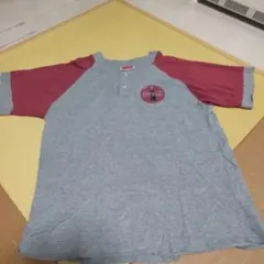 Coca-Cola ロゴ Tシャツ Lサイズ グレー/赤　激レア!!