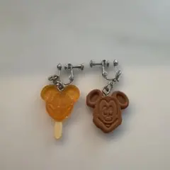 ミッキーマウス型イヤリング