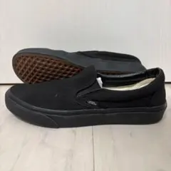 US vans スリッポン　ブラック　キャンバス　バンズ　スニーカー