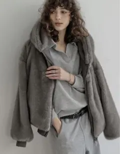 リエディ/フォーファーフーディーブルゾン フード付き