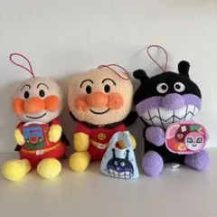 アンパンマン バイキンマン ぬいぐるみセット