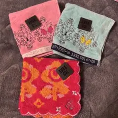 ANNA SUI ハンカチ 3枚セット
