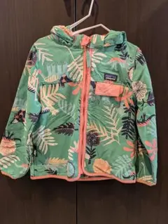 Patagonia 花柄フード付きジャケット 110cm 5T