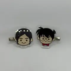 名探偵コナン　前髪クリップ　諸伏高明　江戸川コナン　2点セット