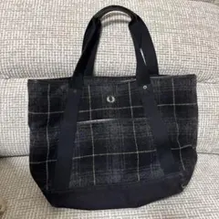FRED PERRY チェック柄 トートバッグ