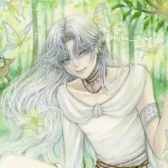 ✨うさねこ16様専用✨　spirit forest　 手描きイラスト