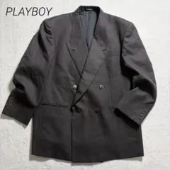 PLAYBOY/毛混/ダブルテーラードジャケット/ゆったり/ビジネス/BB-4のサムネイル