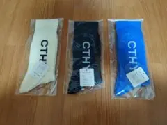 【新品・未使用】CTHY　ロゴ入りソックス　3点セット