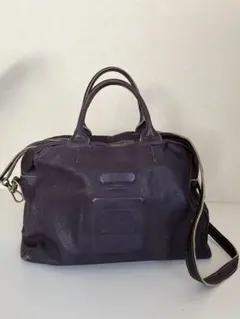 イオペレ ボストンバッグ ブラック ドクロ レザー IO PELLE 2way 仕事”も”遊び”も入れられるバッグ IO PELLE ITALIA /イオペレ