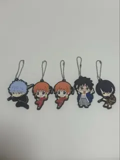 銀魂 カプセルラバーマスコット02 銀時 神楽 新八 高杉