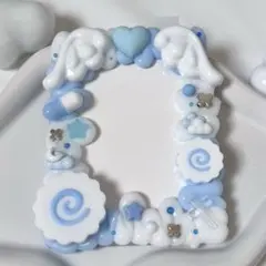 ゆめかわ×天使界隈 なると 水色 トレカケース B8 ホイップデコ
