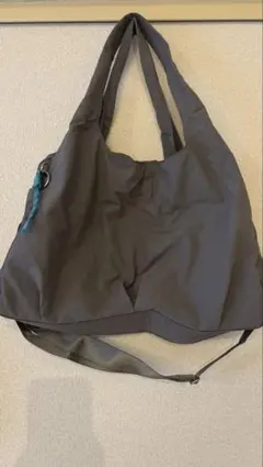 GLOBAL WORK グレー トートバッグ（ショルダーストラップ付）